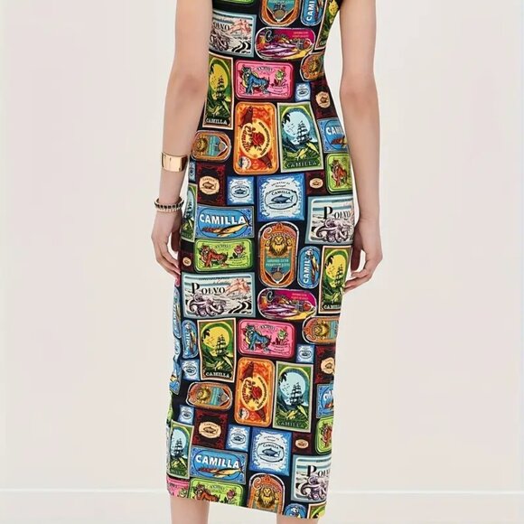 Sleeveless Bodycon Pencil Midi Dress - Picture 5 of 6